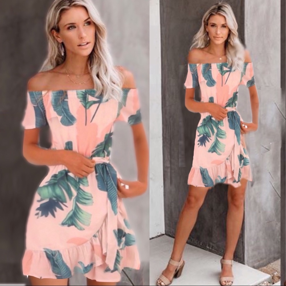 Sale! Meet Me in Paradise Ruffle Dress